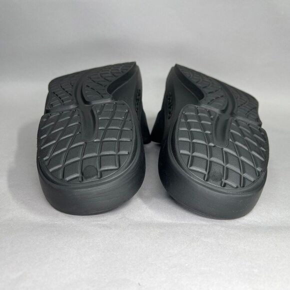 Oofos OOahh Sandals Men's Size 10 Black Running Recovery Active Beach Slides - Picture 10 of 11